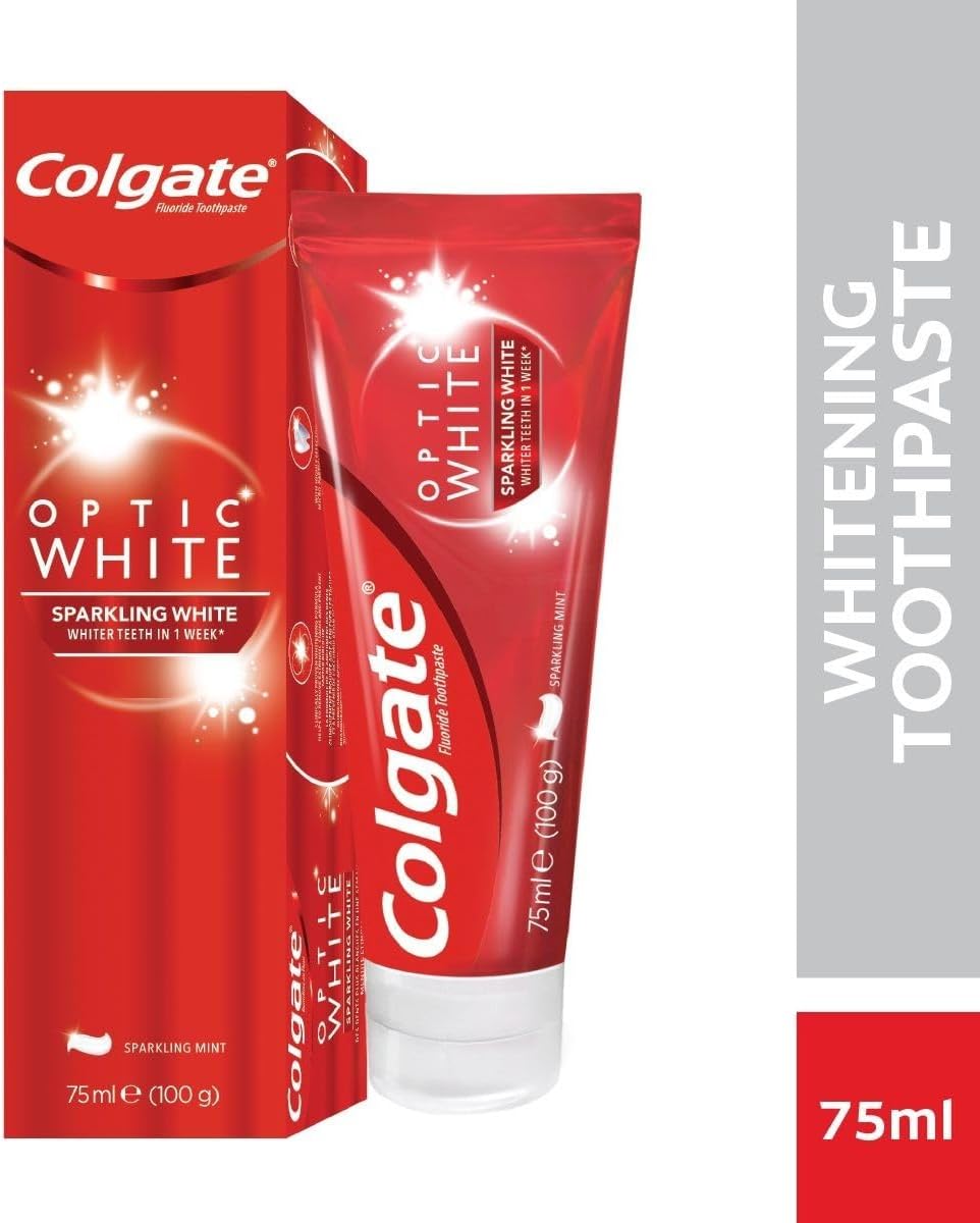 Colgate Optic White Sparkling Whitening Toothpaste 75ml