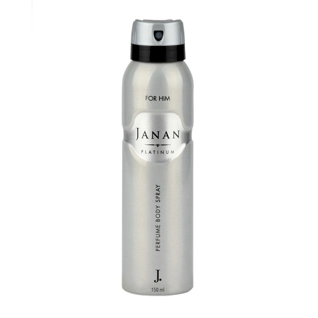 Junaid Jamshed J. Janan Platinum Perfume Body Spray For Men, 150ml