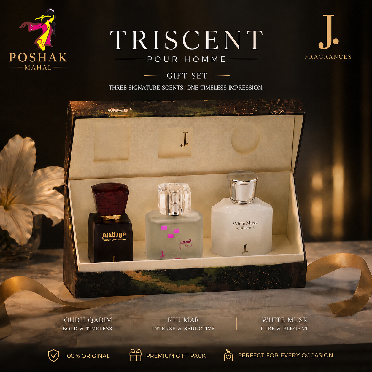 Junaid Jamshed J. Triscent Pour Homme - Gift Set