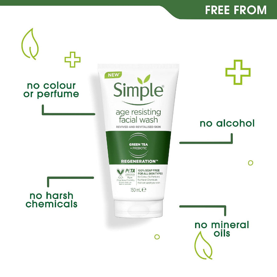 Simple Age Resist Face Wash - 150ml