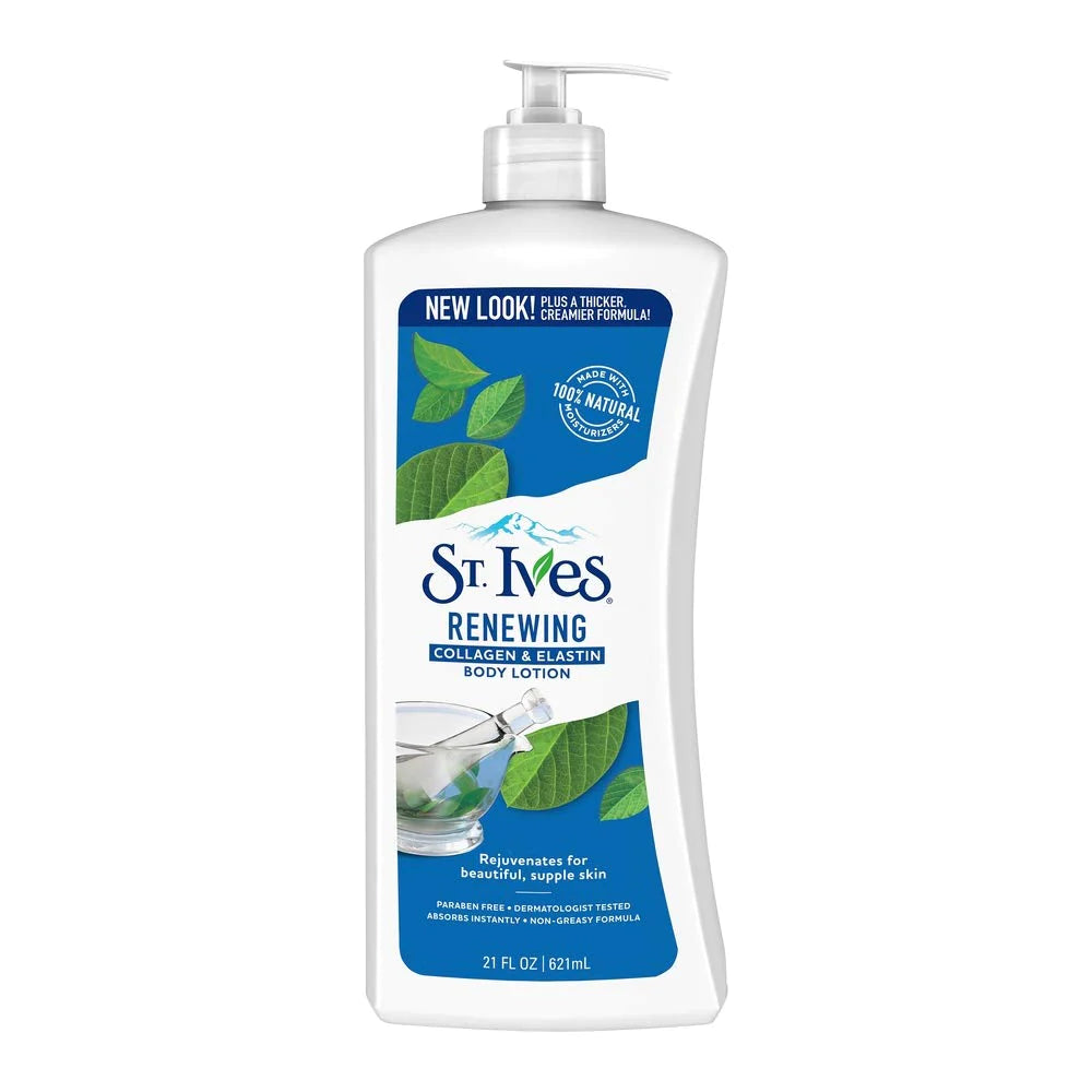 St. Ives Skin Renewing Collagen & Elastin Body Lotion, Paraben Free, 621ml