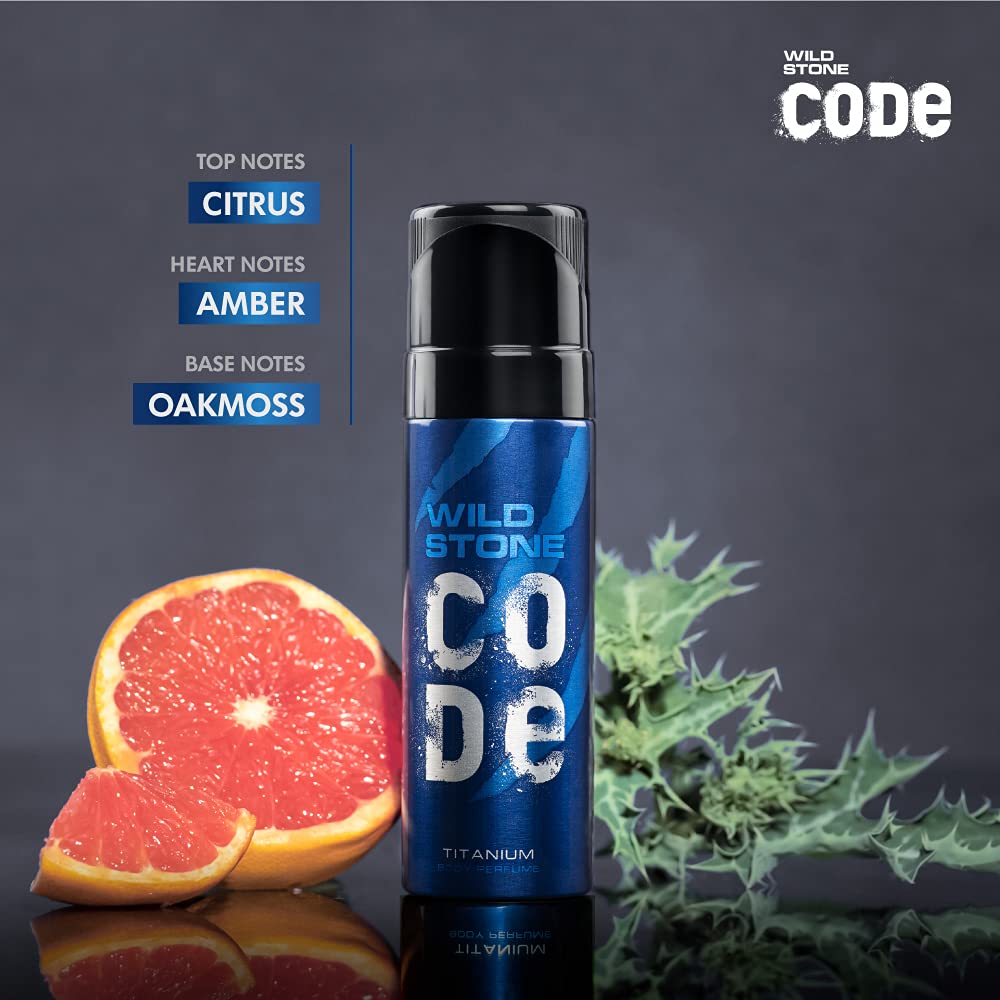 Wild Stone Code Titanium Body Perfume 120ml