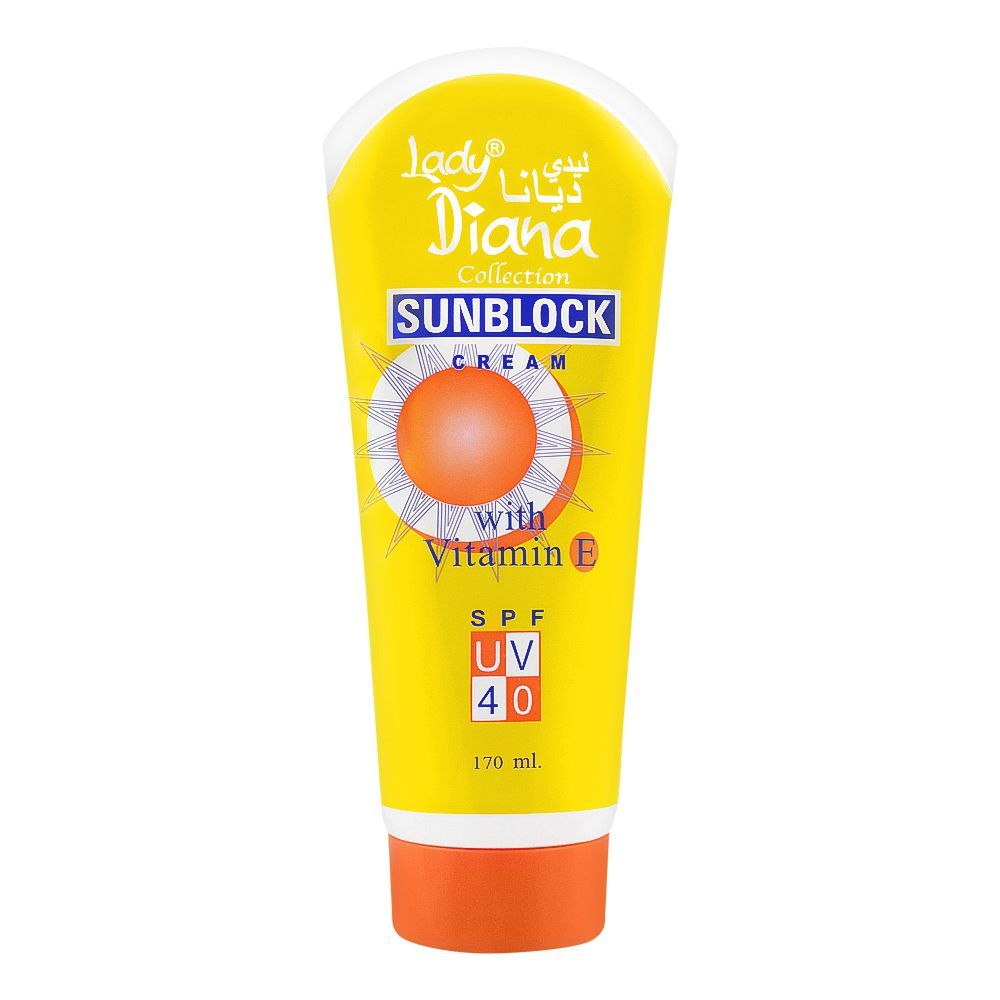 Lady Diana Sunblock SPF 40 Tube 170ml Poshakmahal pk Poshak Mahal lady-diana-sunblock-spf-40-tube-170ml-poshakmahal-pk-poshak-mahal