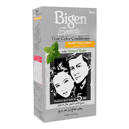 Bigen Speedy Hair Color Conditioner, Natural Black 881