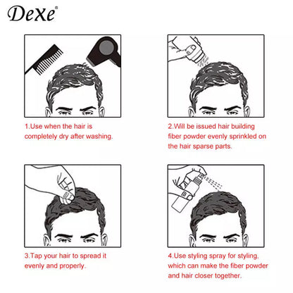 Dexe Hair Building Fibers 22g (Black)