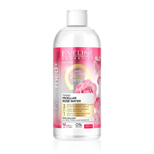 Eveline Facemed+ Toning Micellar Rose Water 400ml