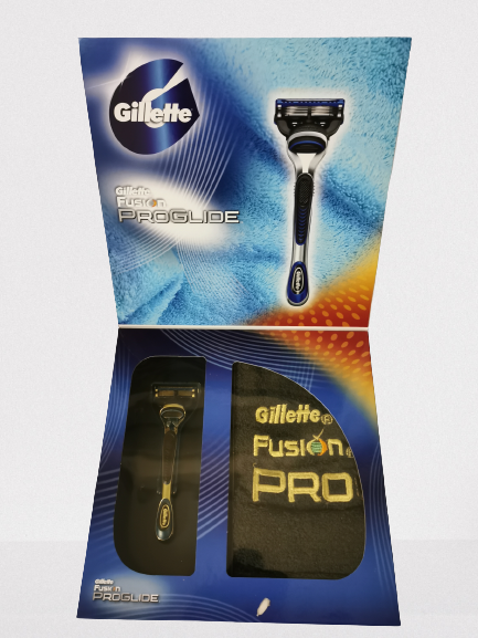 Gillette Razor With Gillette Fusion Pro Towel Gift Set