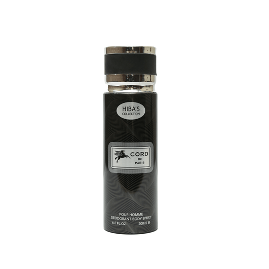 Hiba’s Collection Cord De Paris Deodorant Body Spray For Men 200ml