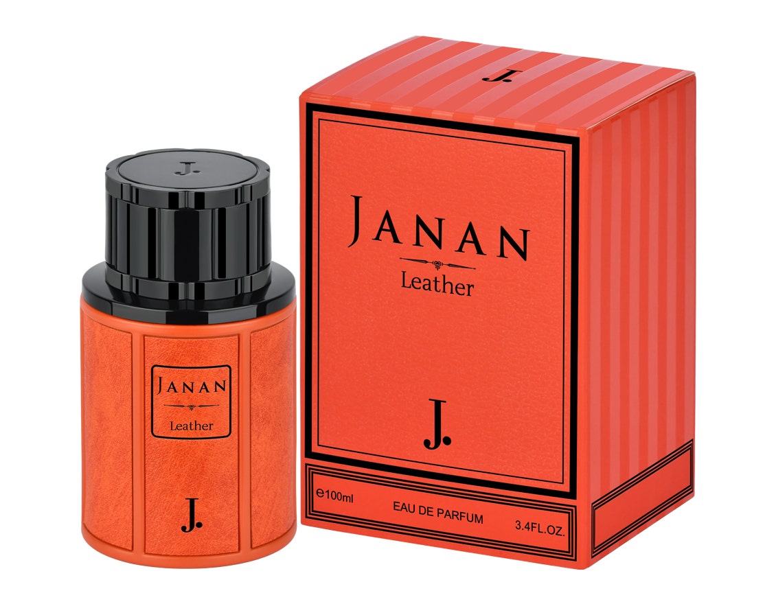 Junaid Jamshed J. Janan Leather Perfume for Men – Premium long lasting masculine fragrance bottle