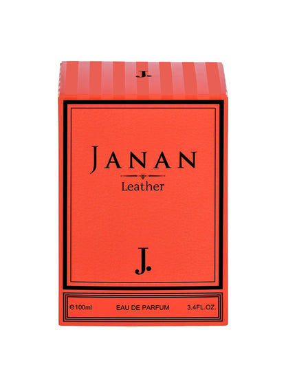 Junaid Jamshed J. Janan Leather Perfume for Men – Premium long lasting masculine fragrance bottle