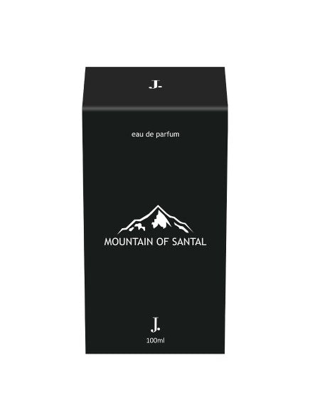 Junaid Jamshed J. Mountain of Santal Perfume 100ml original men’s fragrance bottle with woody sandalwood scent by J. Junaid Jamshed.