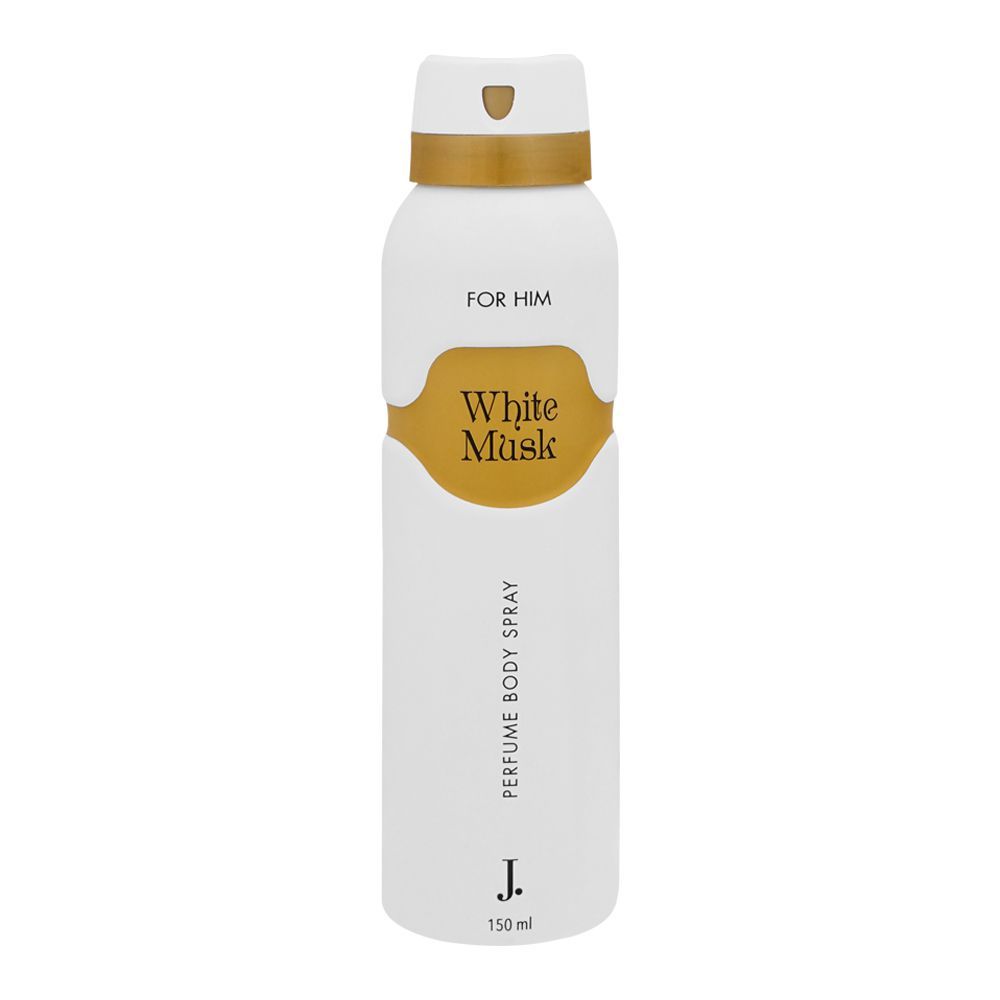 Junaid Jamshed J. White Musk Perfume Body Spray, For Men, 150ml ...