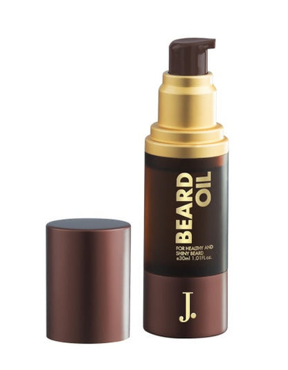 Junaid Jamshed J. Beard Oil Bottle Exclusive 30ml – men’s beard grooming oil for soft, healthy and well-conditioned beard.