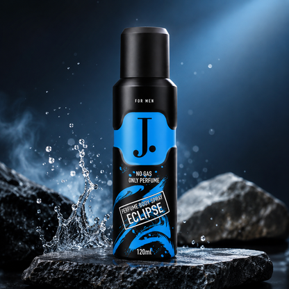 Buy J. Eclipse No Gas Perfume Body Spray for Men 120ml Online in Pakistan – Authentic Junaid Jamshed Body Spray – Poshak Mahal