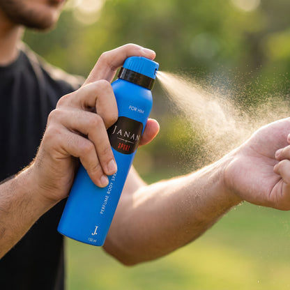 Janan Sport Body Spray 150ml by J. – Fresh Men’s Fragrance at Best Price in Pakistan