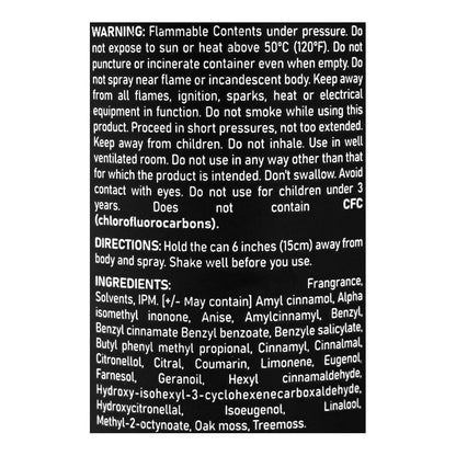 J. Pinnacle No Gas Perfume Body Spray For Men 120ml