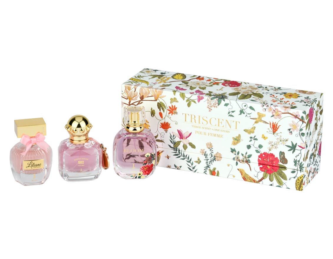 Buy J. Triscent Pour Femme Gift Set online in Pakistan with fast delivery | Poshak Mahal