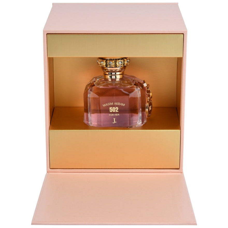 Junaid Jamshed J. Wasim Akram 502 Her Gift Set – women’s perfume set with shower gel and moisturizer.