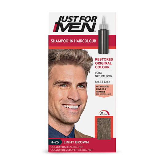 Just For Men - Shampoo-In Haircolour - Light Brown (H-25)