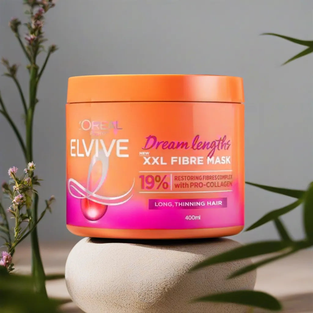 L Oreal Paris Elvive Dream Lengths XXL Fibre Hair Mask 400ml Poshak Mahal l-oreal-paris-elvive-dream-lengths-xxl-fibre-hair-mask-400ml-poshak-mahal