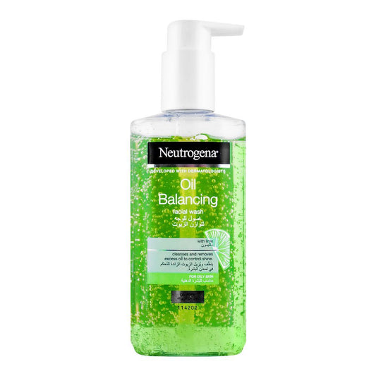 Neutrogena Oil Balancing Facial Wash, With Lime, For Oily Skin, 200ml