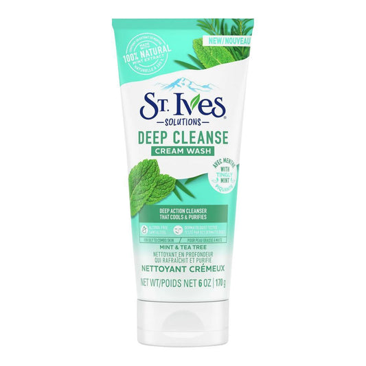 St.Ives - Deep Clean Mint & Tea Tree Cream Wash - 170g