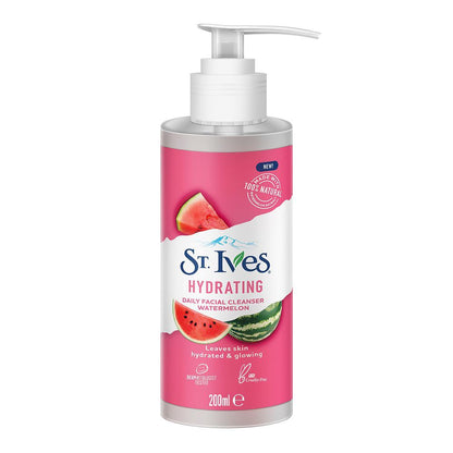 St. Ives Hydrating Watermelon, Daily Facial Cleanser, 200ml