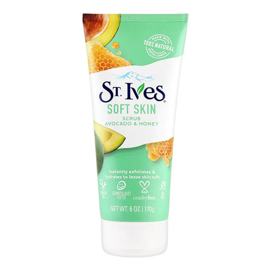 St. Ives Face Scrub Soft Skin Avocado & Honey 6Oz/170g