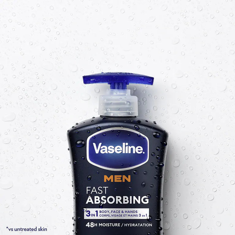 Vaseline Men Fast Absorbing Lotion 20.3 US FL OZ | 600ml