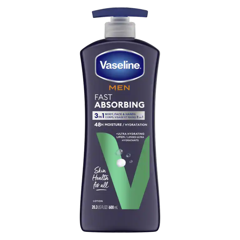 Vaseline Men Fast Absorbing Lotion 20.3 US FL OZ | 600ml