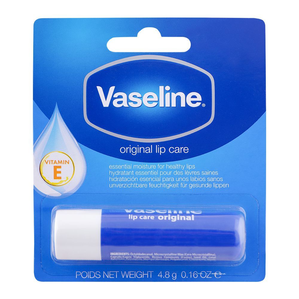 Vaseline Original Lip Care, 4.8g