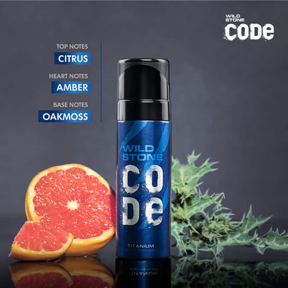 Wild Stone Code Titanium Body Perfume 120ml