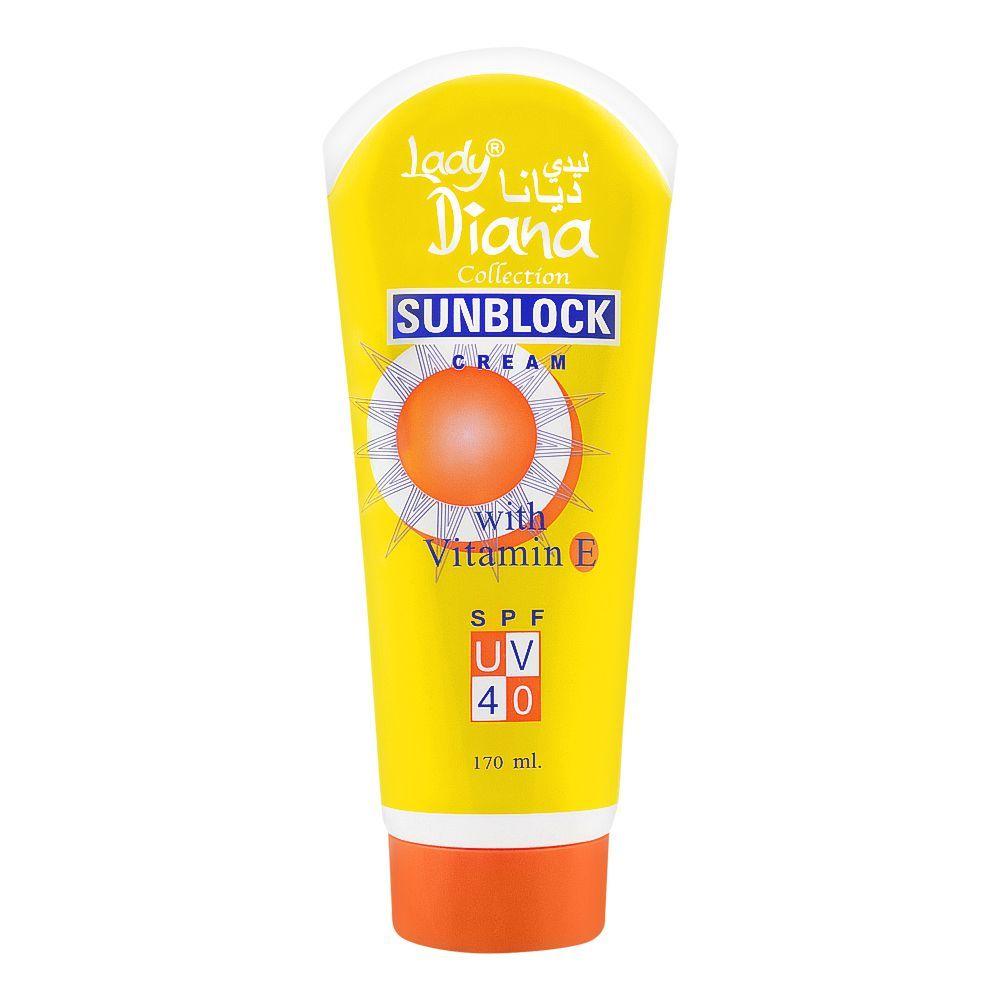 Lady Diana Sunblock SPF-40 Tube, 170ml