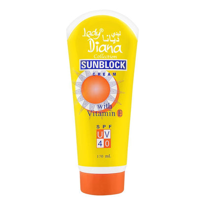 Lady Diana Sunblock SPF-40 Tube, 170ml