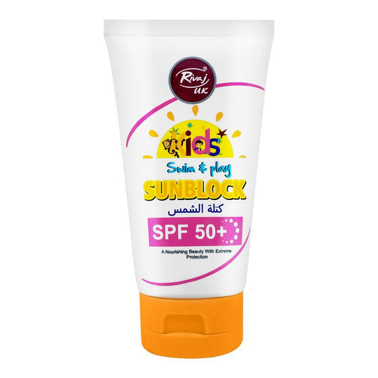 Rivaj Kids Swim & Play Sunblock, SPF-50+, 120ml