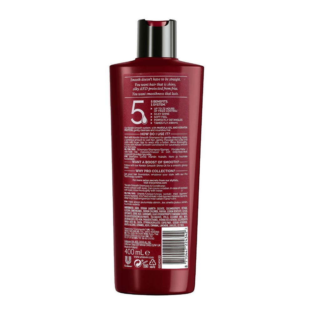 TRESemmé Keratin Smooth Shampoo, 400ml