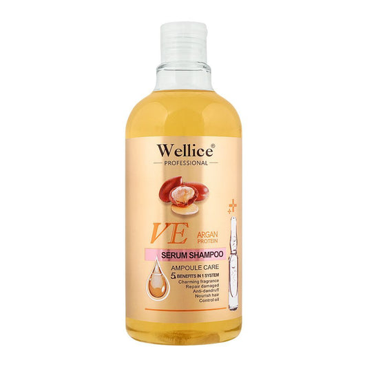 Wellice Professional VE Argan Protein Ampoule Care Serum Shampoo, 500ml