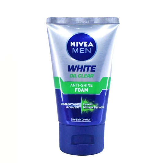 Nivea Men White Oil Clear Anti-Shine Foam (100ml)